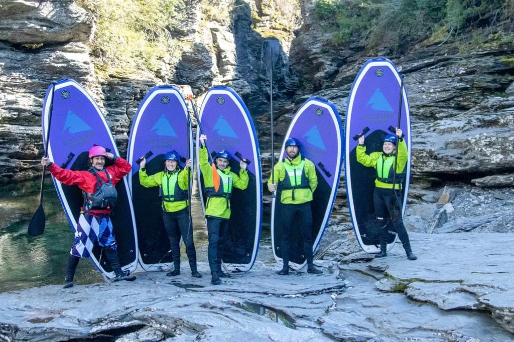 Voss river sup guidet tur