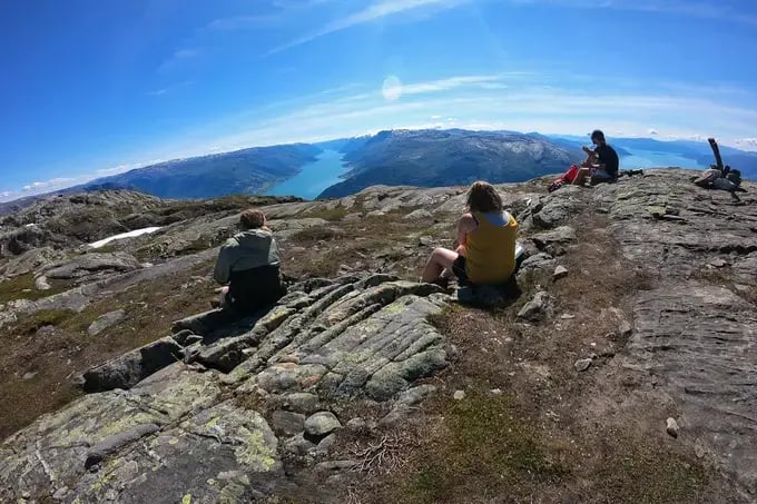 Fjordvandring fjellet oksen
