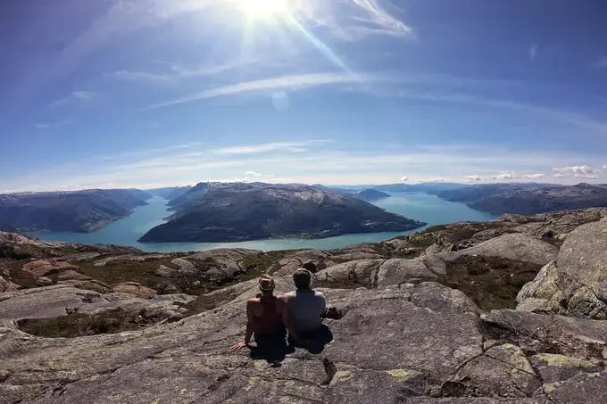 Fjordvandring fjellet oksen