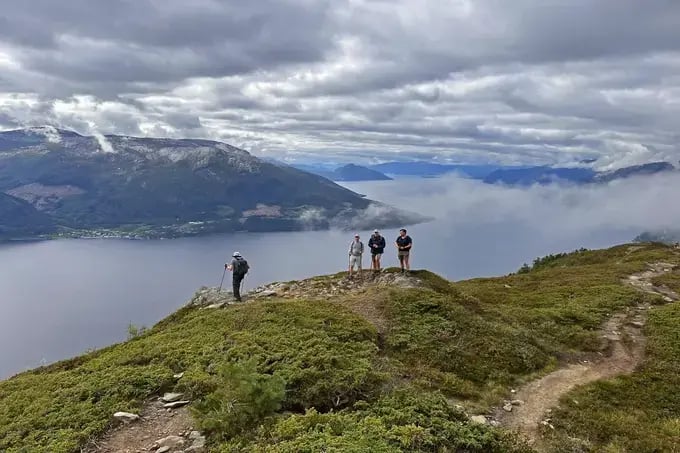 Fjordvandring fjellet oksen
