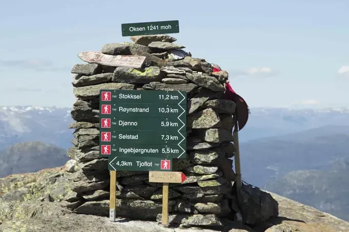 Fjordvandring fjellet oksen