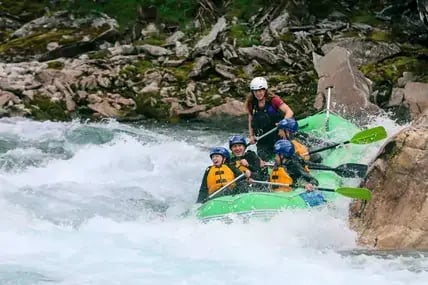 Rafting fra Voss - grad 3