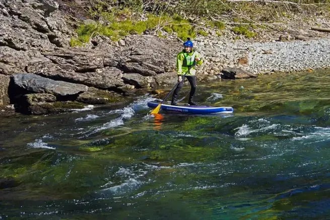 Voss river sup guidet tur