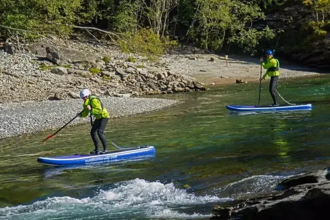 Voss river sup guidet tur