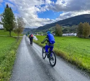 E mtb guidet tur i voss norge