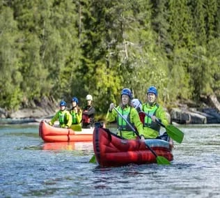 River canoe – guided tour