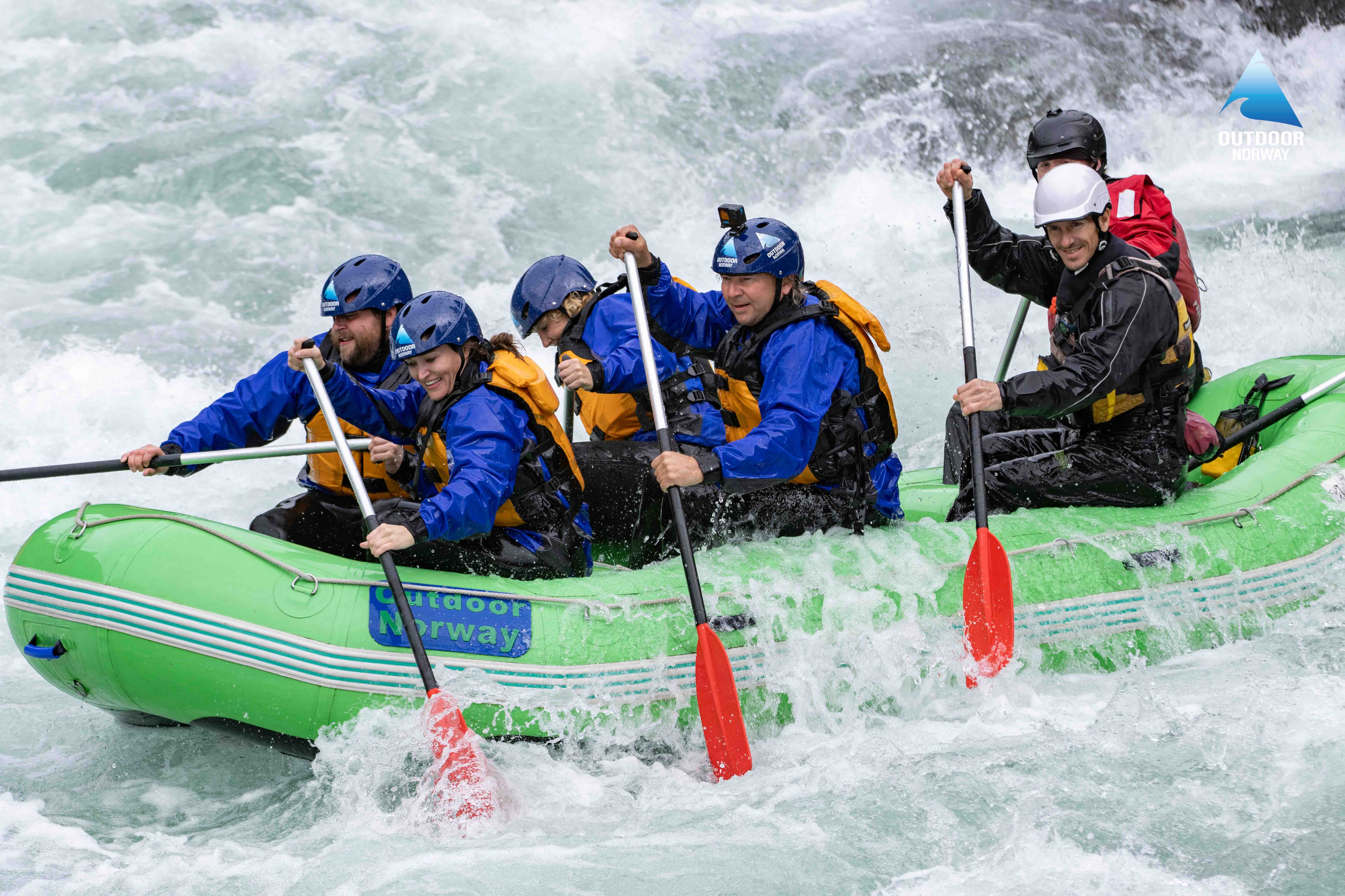 Rafting i klasse 3 i VoSS, Norge