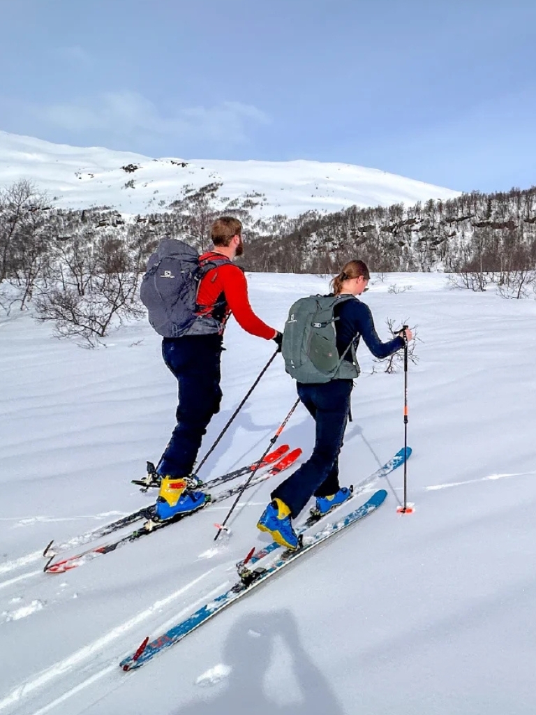 Skitur i villmarken i Norge – nybegynnernivå